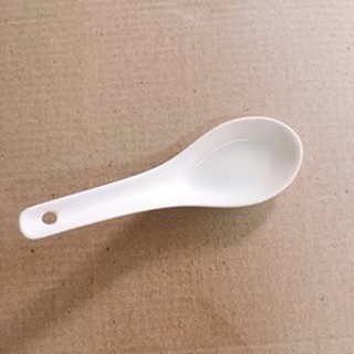 Combo 10 muỗng sứ trắng
