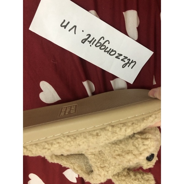 Dép lông hình cún xù cute ulzzang dép đi trong nhà giữ ấm mùa đông