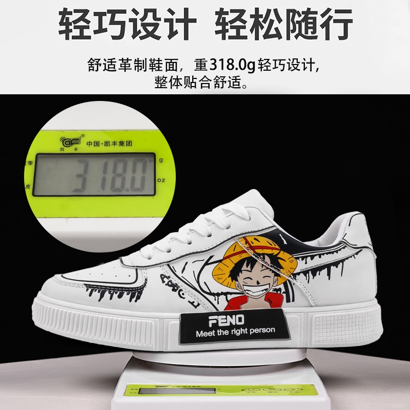Giày Thể Thao Chạy Bộ Cổ Thấp In Hình Monkey D.Luffy Young Anime ONE PIECE Thời Trang Cho Nam Và Nữ