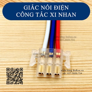 Giắc đèn, còi, xi nhan, cos pha xe máy