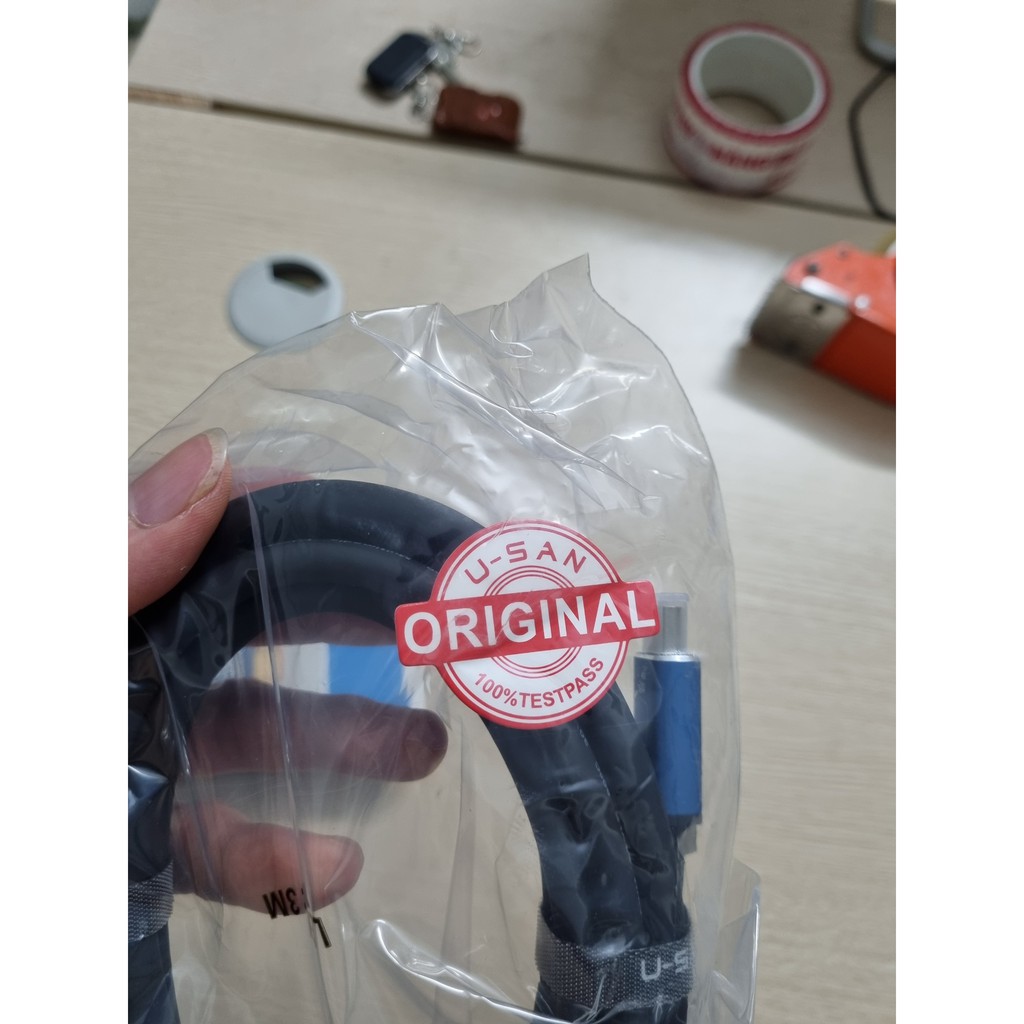 Dây Cáp HDMI 3M Hãng USAN Truyền Tín Hiệu Tốt, Chất Lượng Hình Ảnh Đẹp, Chuyên Dùng Cho Máy Chiếu