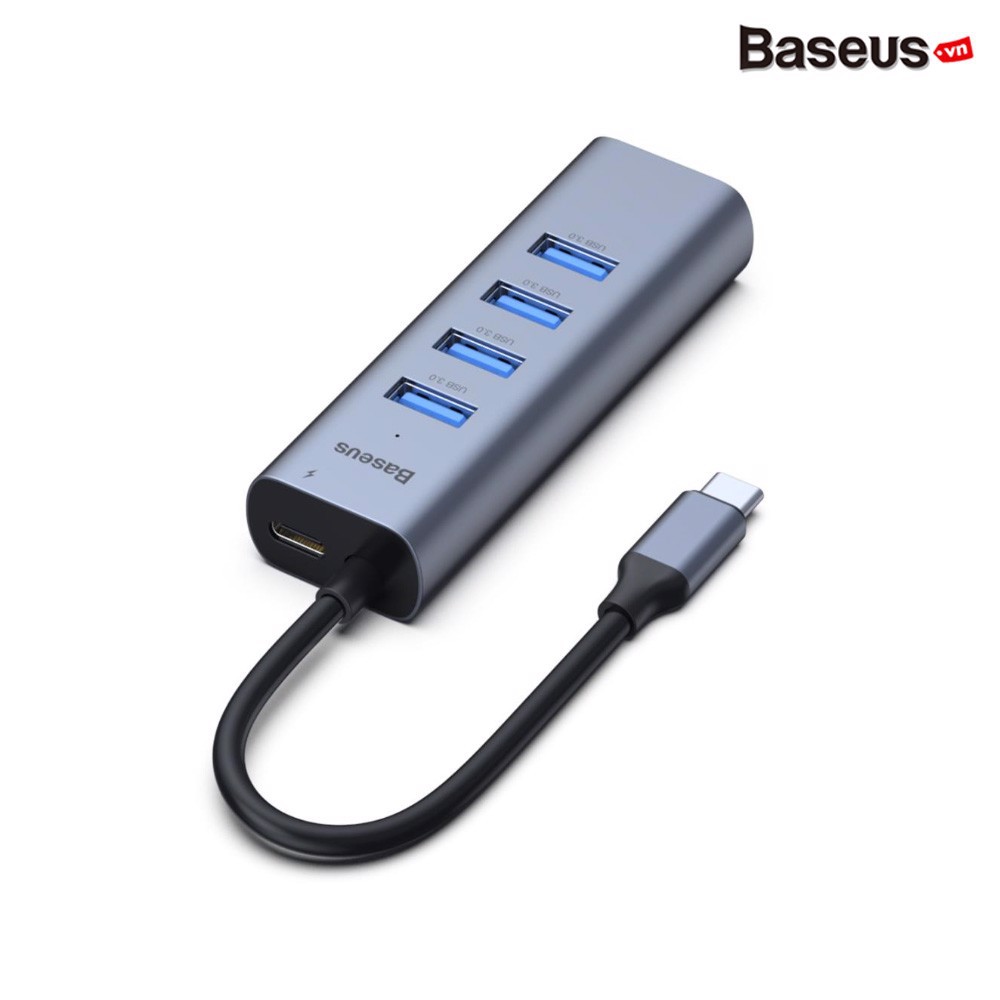 Hub chuyển Baseus Enjoy Series Type C to 4 Port USB 3.0 + Type C PD