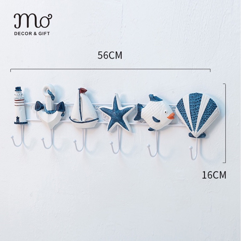 Móc Kim Loại Treo Đồ Decor Phong Cách Địa Trung Hải - MƠDECOR