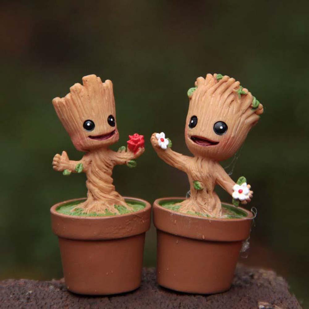 DARNELL Mô Hình Nhân Vật Groot Trong Phim Avengers Bằng PVC Độc Đáo Trang Trí Nhà Cửa DIY