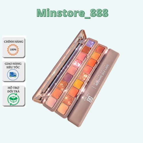 Bảng Phấn Mắt 9 Ô soft eye shadow COCO VENUS (Bachhoathienthan.vn)