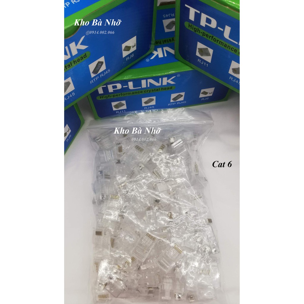 Hạt mạng Cat6 TP link.( 110.000/ hộp 100 hạt)