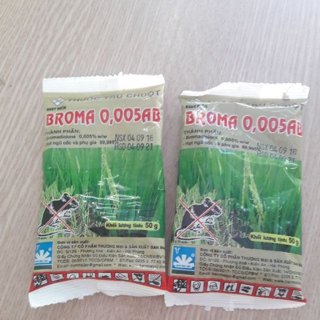 Thuốc trừ chuột broma
