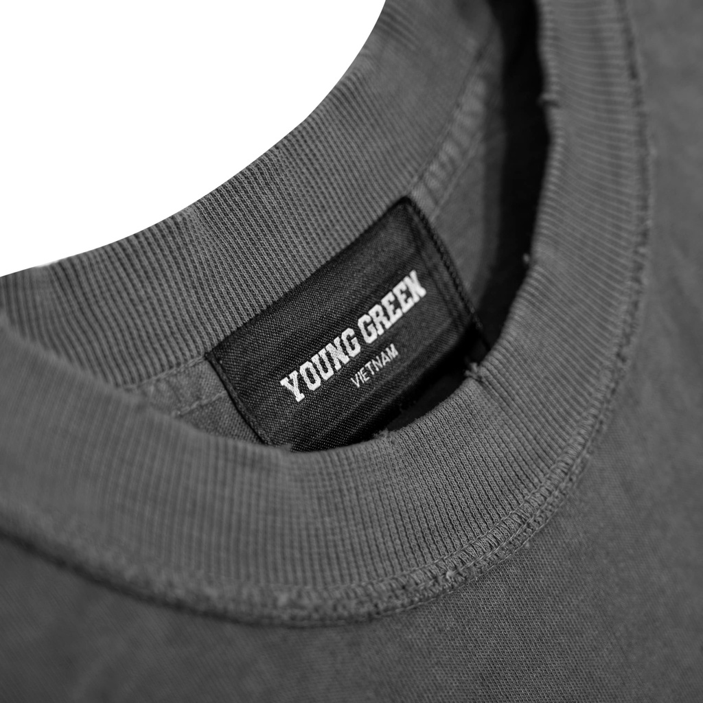 Áo Thun RAW NECK TEE - YOUNG GREEN