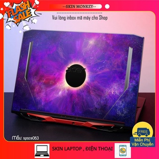 Skin miếng Dán decal cho các dòng Laptop Acer in hình thiên hà 3D cực đẹp