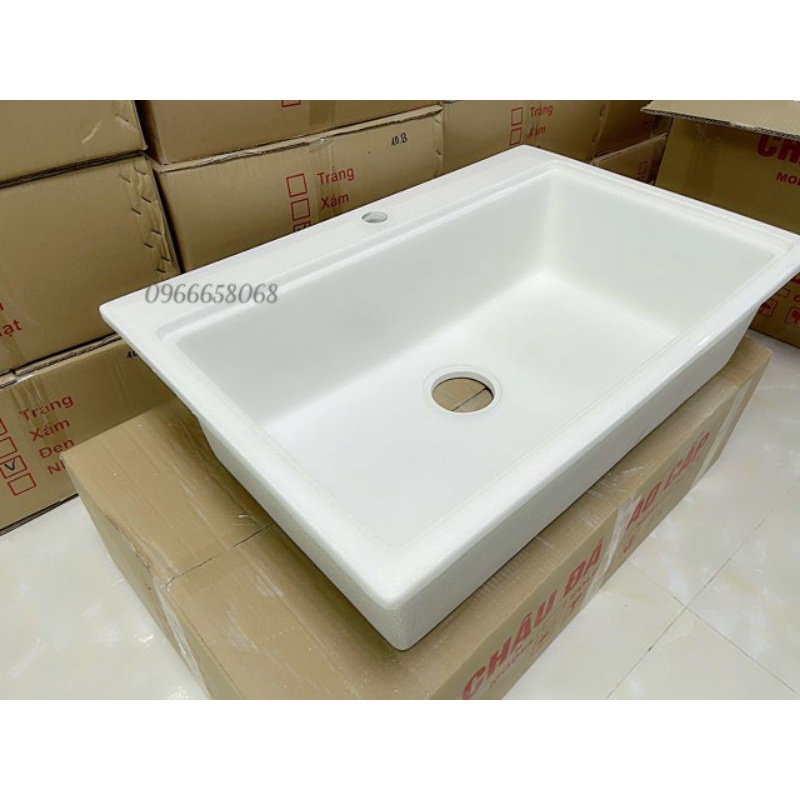 Chậu rửa chén đá nhân tạo 1 hộc