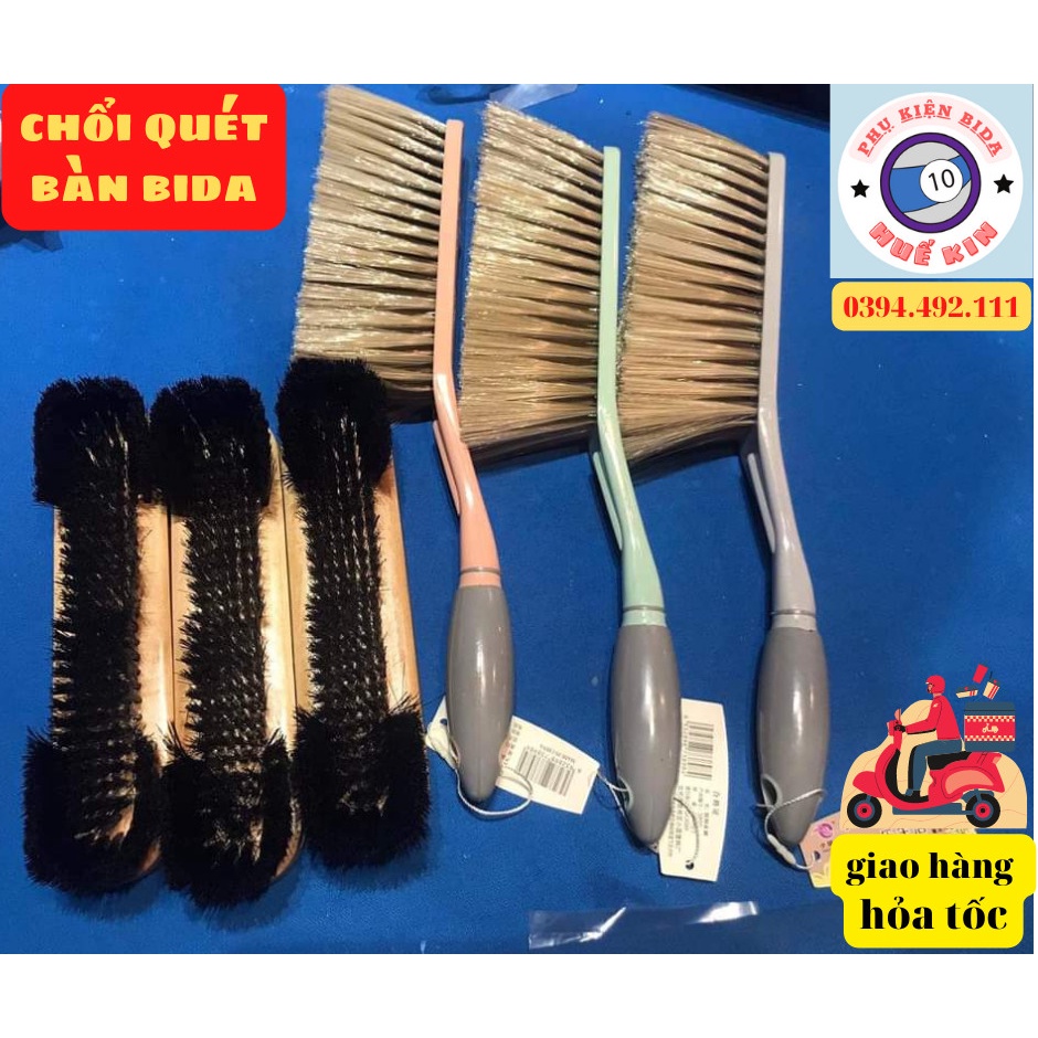 Chổi nhựa phủi bàn Bida, lau dọn góc cầu thang