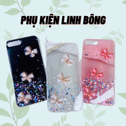 [ Đẹp- RẺ] Ốp điện thoại nhũ, đính bướm siêu xinh cho 6/7/8/6plus/12promax/ 11promax/xr/xsmax/11pro