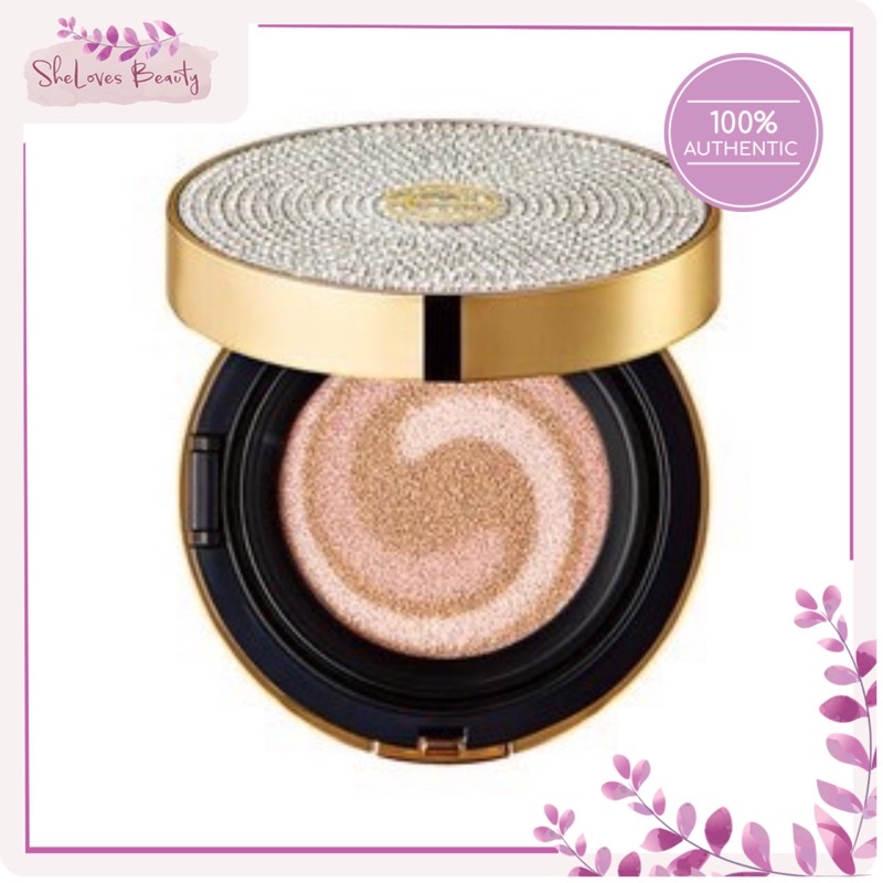 Phấn Nước DPC Pink Aura Cushion Dia Bản Limited Full Đá 15g SPF50/PA+++ Kèm Lõi Tone 21 [Date 01/2023]