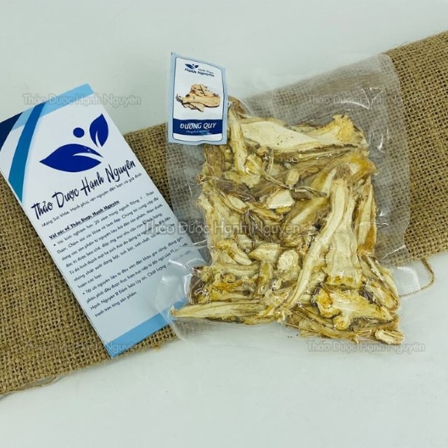 Đương quy thái lát 100g - Thảo Dược Hạnh Nguyên