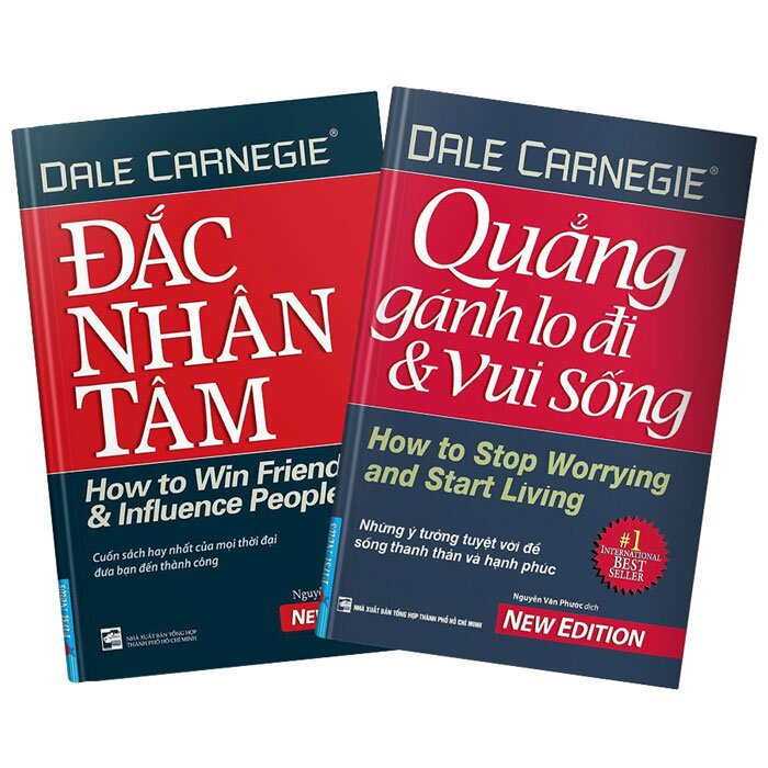 Sách - Đắc Nhân Tâm Và Quẳng Gánh Lo Đi Và Vui Sống (Bộ 2 Cuốn)