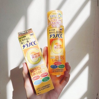 Combo toner + serum/tinh chất CC Melano Nhật Bản sáng da, giảm thâm, mờ nám, tàn nhang