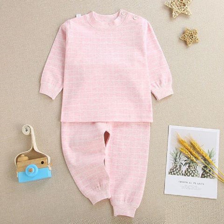 Quần áo trẻ em ⭐𝗙𝗥𝗘𝗘𝗦𝗛𝗜𝗣⭐ Bộ cotton thu đông dài tay siêu mềm mịn co giãn 4 chiều cho bé từ 5-15 kg