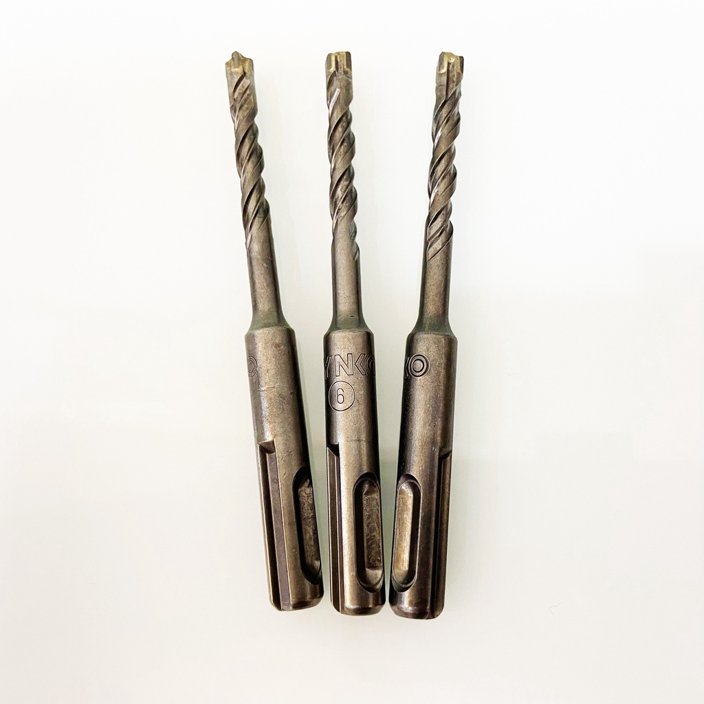 MŨI KHOAN BÊ TÔNG SDS ĐƯỜNG KÍNH PHI Ø6 DÀI 110MM ĐẦU THẬP KYNKO MKDBTSDSP-6110