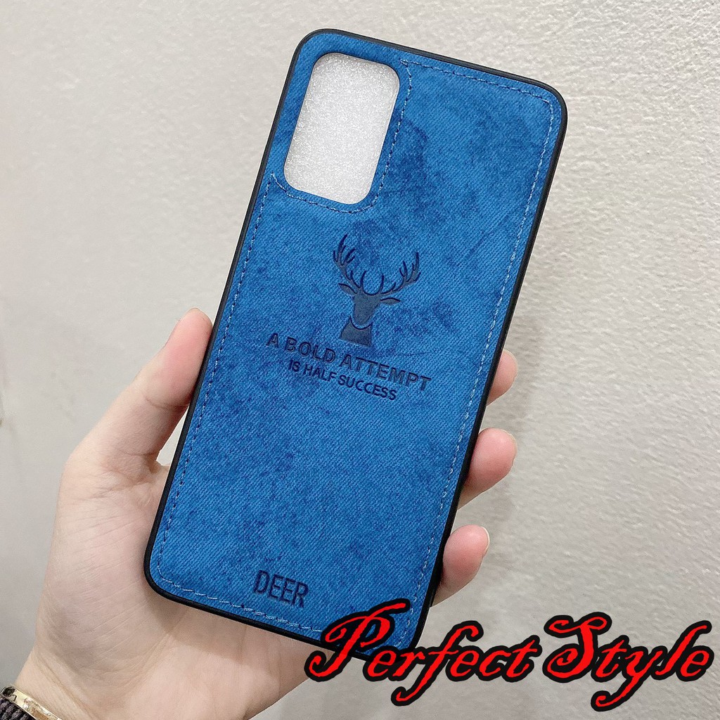 Ốp lưng Vải Họa tiết Deer cho Xiaomi Poco M3 / note 9 4g / note 9 5g / Redmi 9T / 10x 4g