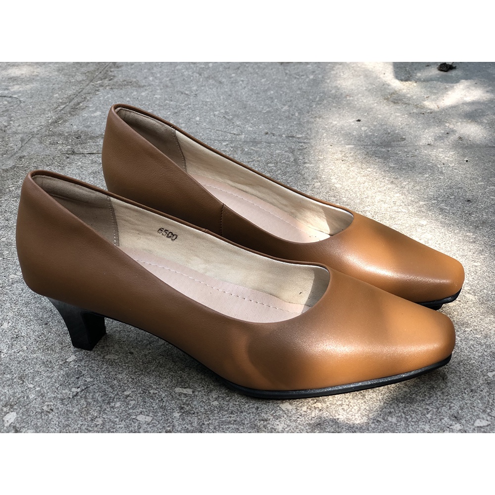Giày nữ công sở da thật gót 5cm P06 - SALSA pumps