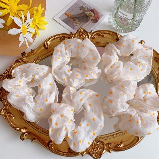 Dây Buộc Tóc Hình Hoa Cúc Thời Trang Cho Nữ Hair Scrunchies