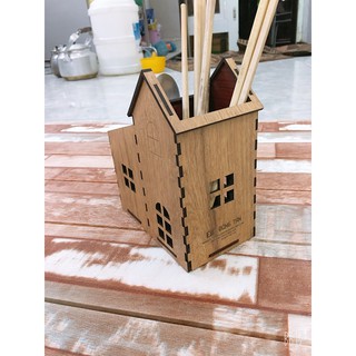Ống đựng đũa gỗ cao cấp