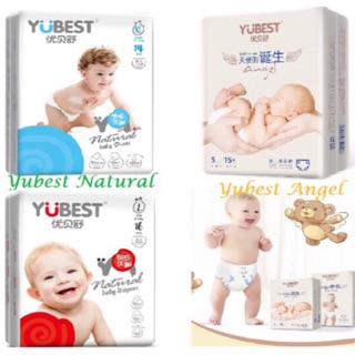 Bỉm YUBEST Angel / Natural nội địa Trung Quốc quần / dán đủ size S132, S90, M108, M84, L96, L78, XL84, XXL72, XXXL66