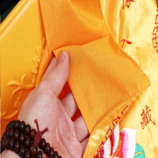 Túi vải Phật giáo SIÊU TIỆN 35cm 2 lớp satin(đựng sách,kinh...)