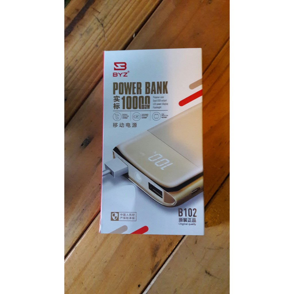 Pin dự phòng cao cấp BYZ - 10000mAh