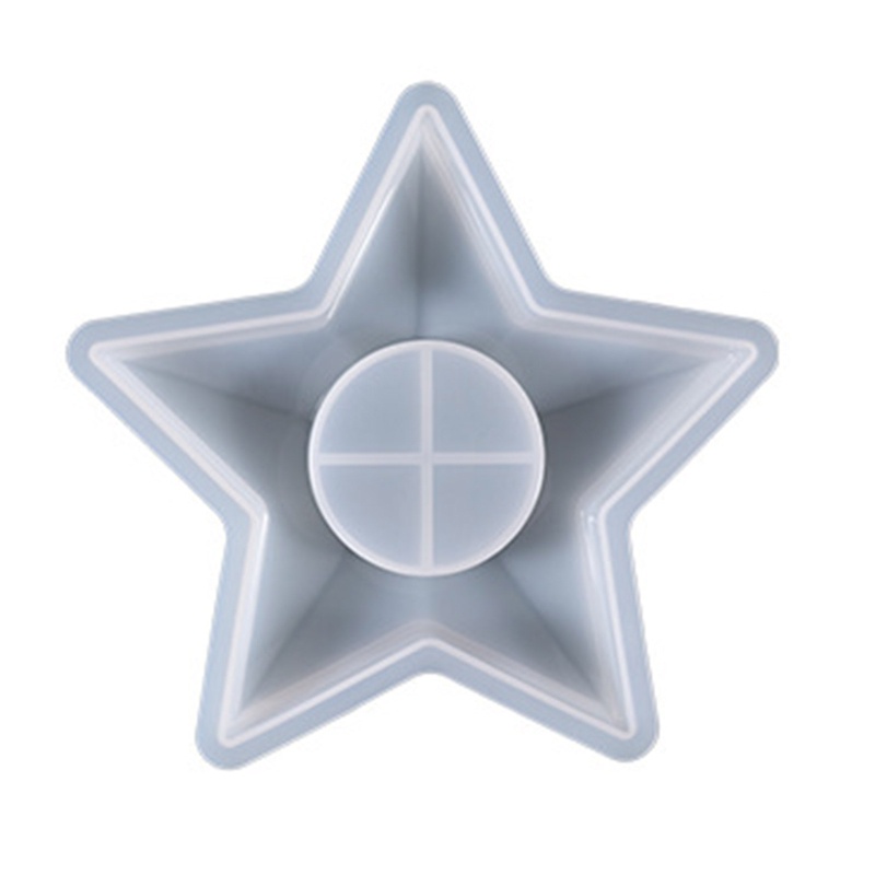 Khuôn Silicone Làm Đế Nến Hình Ngôi Sao / Mặt Trăng