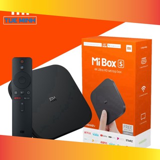 Android Tivi Box Xiaomi Mibox S - Hàng Digiworld phân phối chính hãng