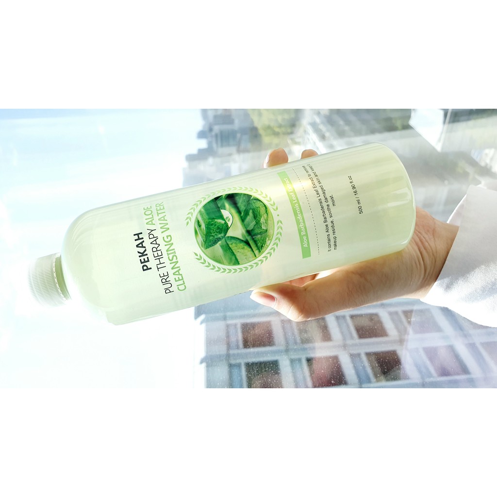 Nước Tẩy Trang Lô Hội Cấp Ẩm Cho Daô PEKAH PURE THERAPY ALOE CLEANSING WATER 500ml