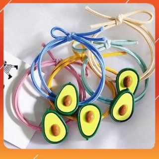 Dây chun buộc tóc quả bơ thun buộc tóc style Hàn Quốc dễ thương