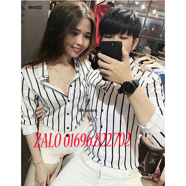 [nhập THOITR10 giảm 10k] Áo sơ mi kẻ sọc SNMQ
