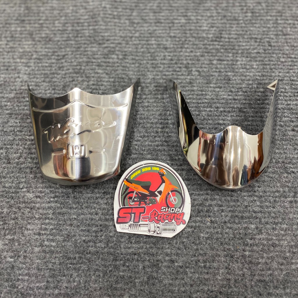 Ốp mũi dè trước sau WAVE Titan/ Inox