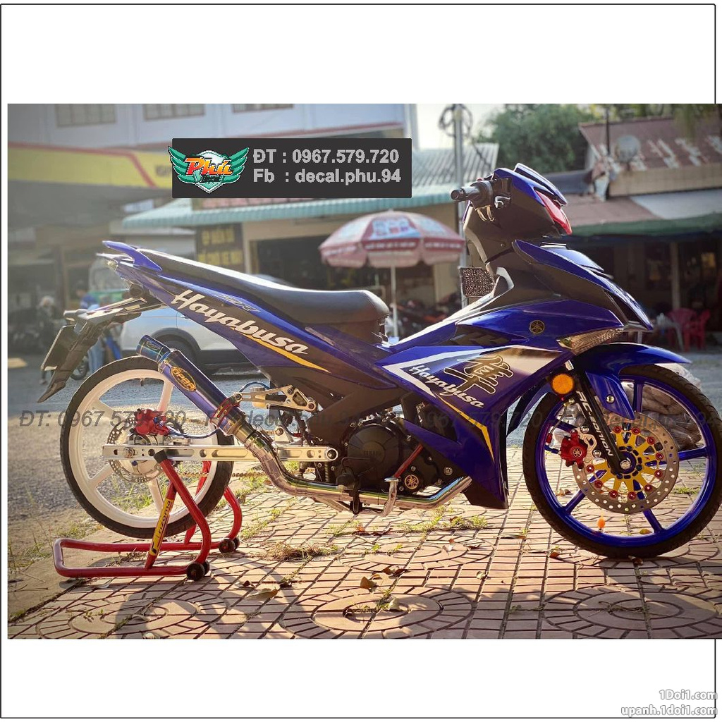 Tem Rời Exciter 150 Xanh đen Hayabusa (J)
