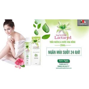 MỚI Dung Dịch Vệ Sinh Lactacyd 250ml Lá Trầu Không chai lớn. Lactacyd ODOR FRESH xanh la