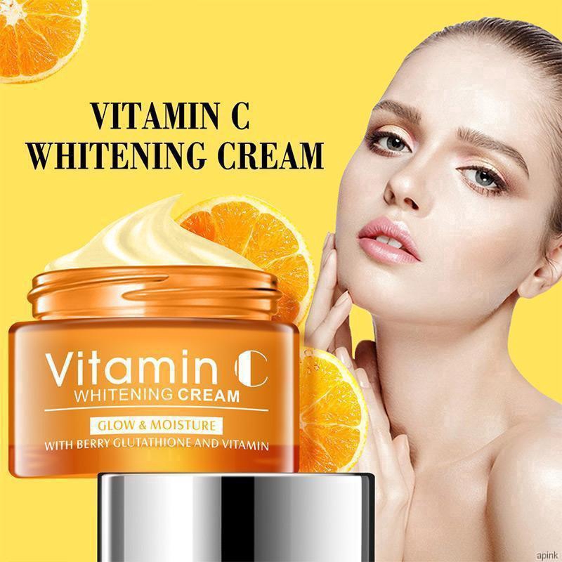 (Hàng Mới Về) Kem Vitamin C Dưỡng Ẩm Làm Sáng Da 50g