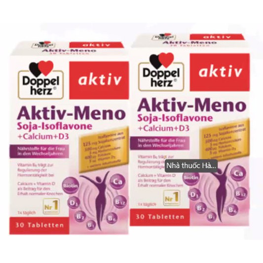 Viên uống cân bằng nội tiết tố nữ Doppelherz Aktiv-Meno Hộp 30 viên