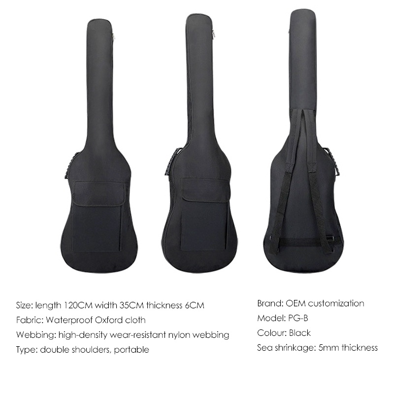 Túi Đựng Đàn Guitar Điện Siêu Nhẹ Mềm Mại Chống Thấm Nước 5mm