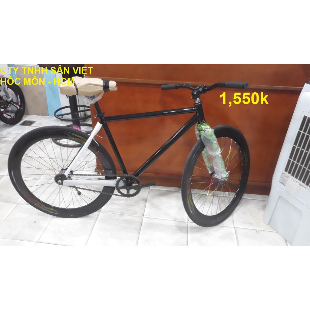 [XE ĐẠP KHÔNG PHANH] FIXED GEAR MÀU ĐEN vành 6 phân còn dương