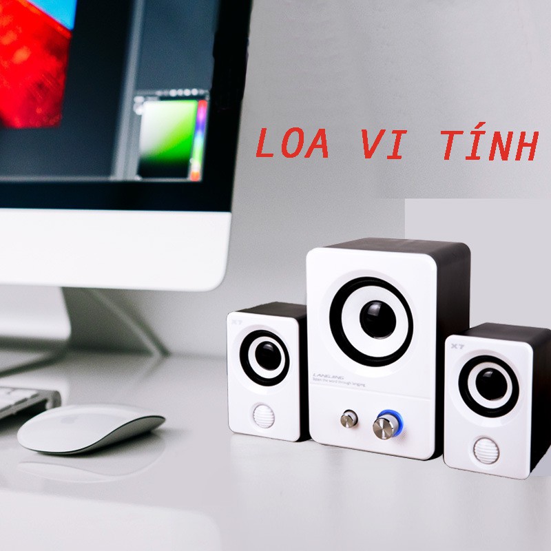 Loa vi tính X7 âm thanh sống động, bass siêu to nghe nhạc cực đã, tích hợp bluetooth luôn cho điện thoại.