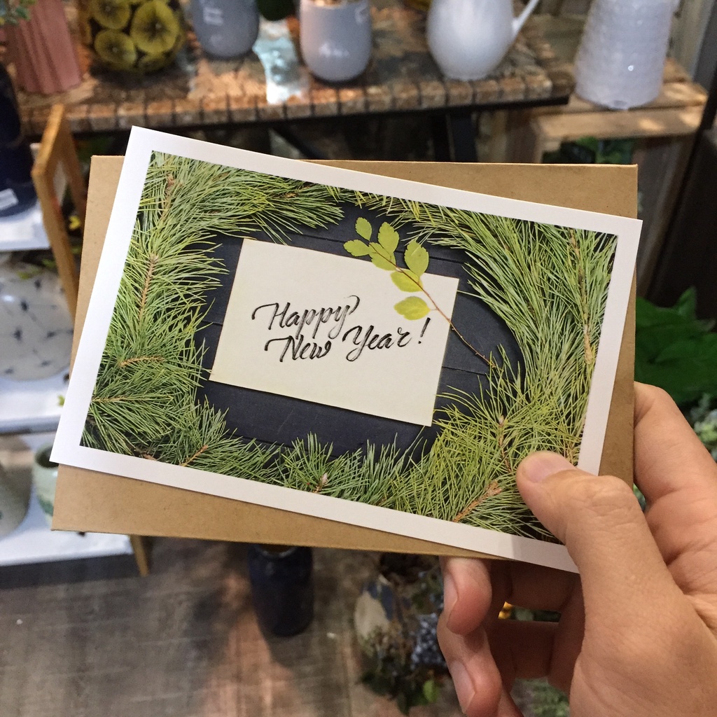 Postcard, Thiệp chúc mừng năm mới , quà tặng lưu niệm, Kích thước 10x15, Tặng kèm bì thư giấy Kraft