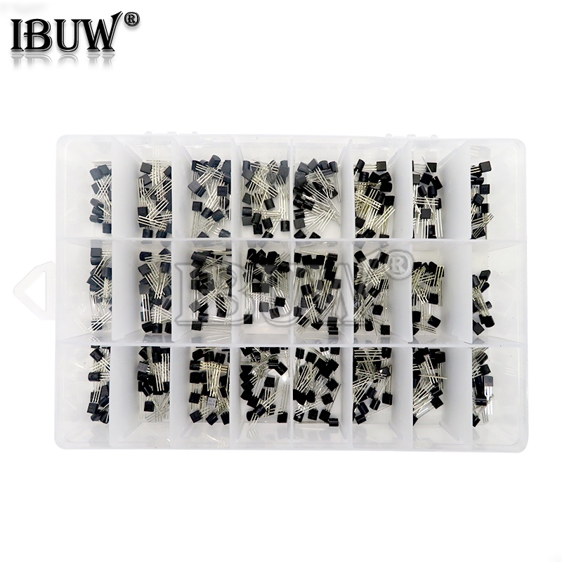 Bộ Linh Kiện Bán Dẫn 24Values TO-92 BC327 BC327 BC337 BC517 BC547 BC548 BC549 2N2222 3906 3904 5401 5551 C945 1015