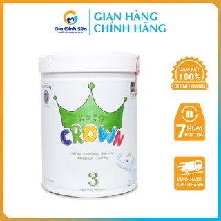 Sữa cho bé phát triển toàn diện - sữa koko crown số 3 800g