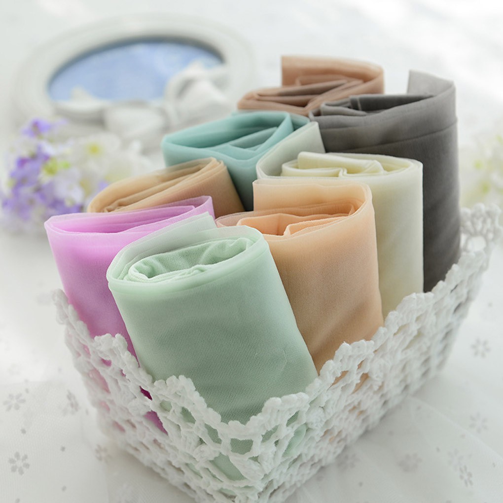 Chất liệu vải lụa siêu mỏng, quần lót lụa cored màu cho phụ nữ