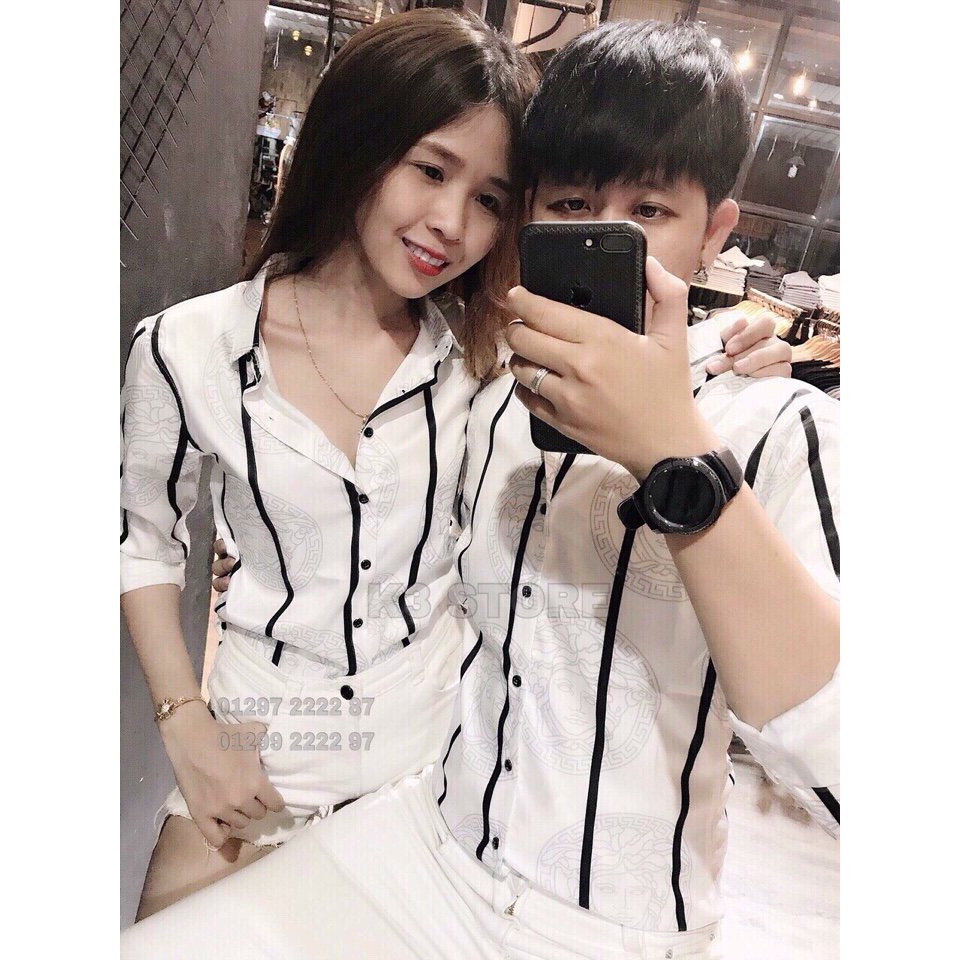 ÁO SOMI LỤA 3D ĐÔI NAM NỮ THỜI TRANG CAO CẤP (1 ÁO) MS00