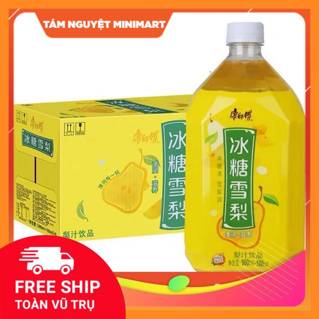 Nước ép Lê thanh mát chai 1 lít