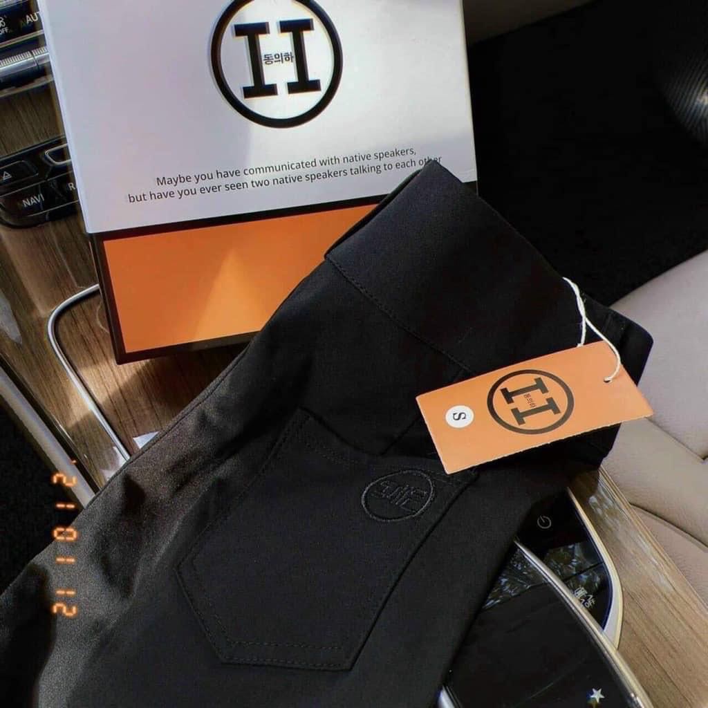QUẦN LEGGING CẠP CAO GEN BỤNG KHÓA TRƯỚC CHẤT UMI HÀN CAO CẤP_MÃ 1145