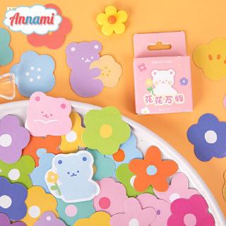 Set 46 nhãn dán trang trí hình gấu dễ thương dùng cho sổ tay